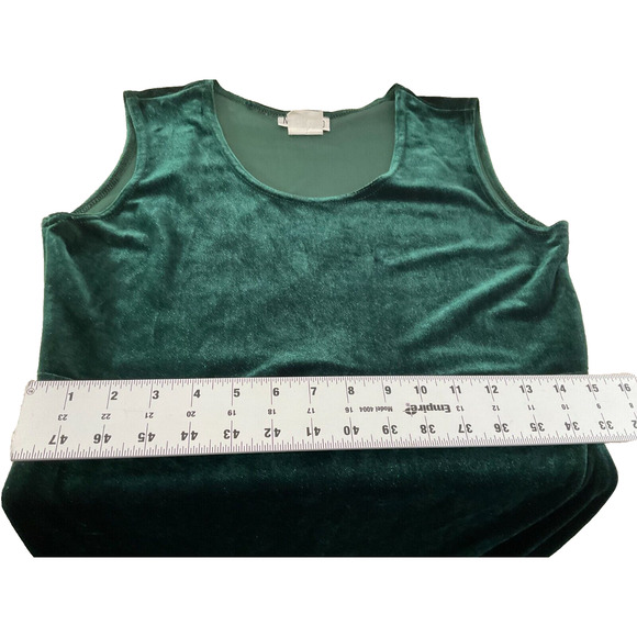 Nina Piccalino Size 6 Green Velvet Maxi Dress Sleeveless Scoop Neck Evening Gown - Picture 5 of 10